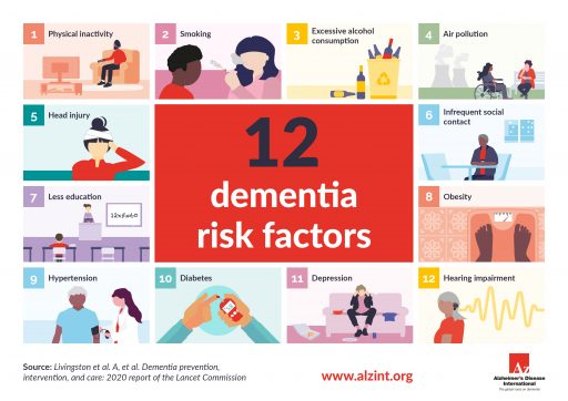 12 dementia risk factors